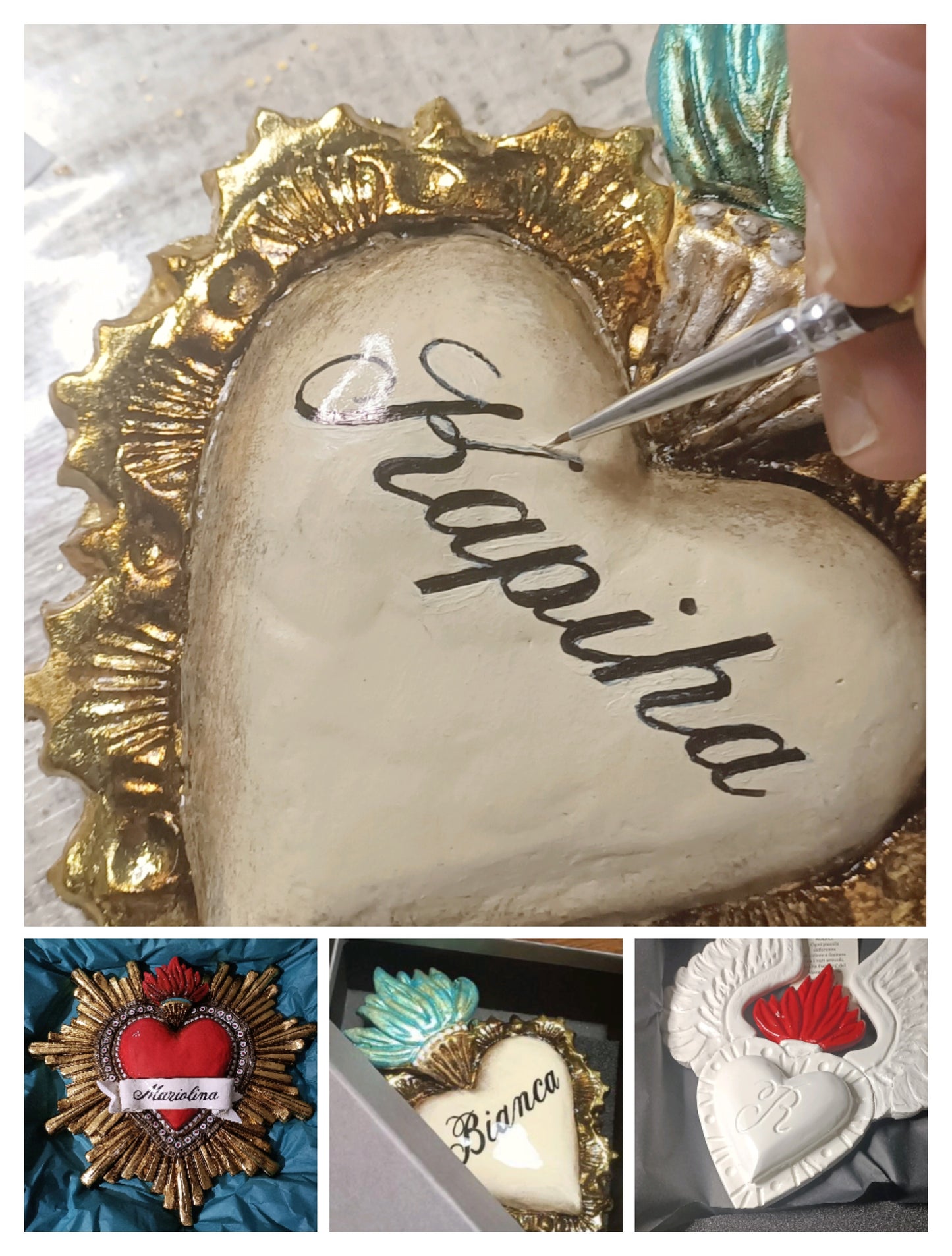 Personalizzazione scritta(possibile su ogni cuore)